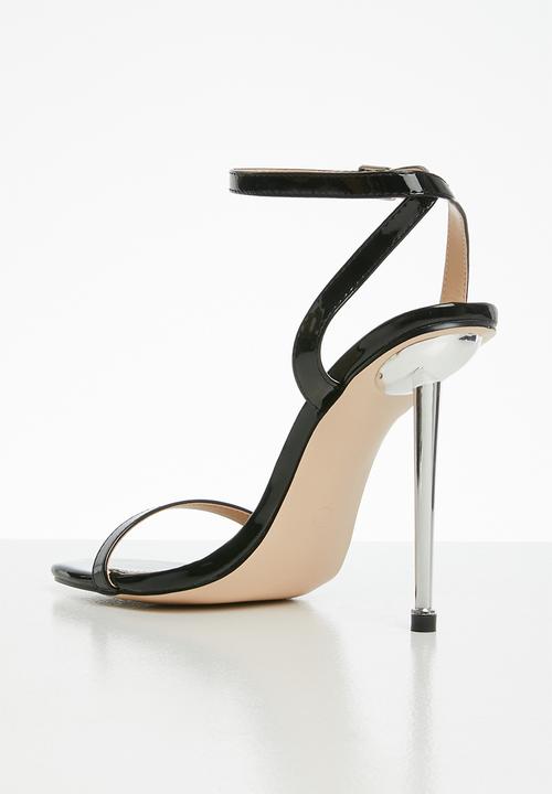 Public Desire -  Betray barely there heel - black