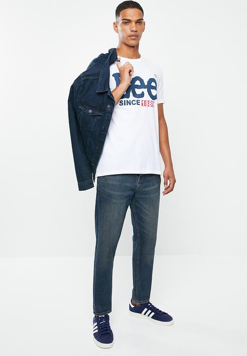 Lee  - Logo since 89 tee - white