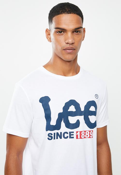 Lee  - Logo since 89 tee - white