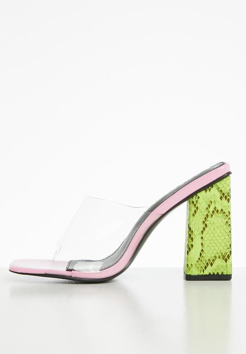Public Desire - Klaudia heel - yellow & pink 