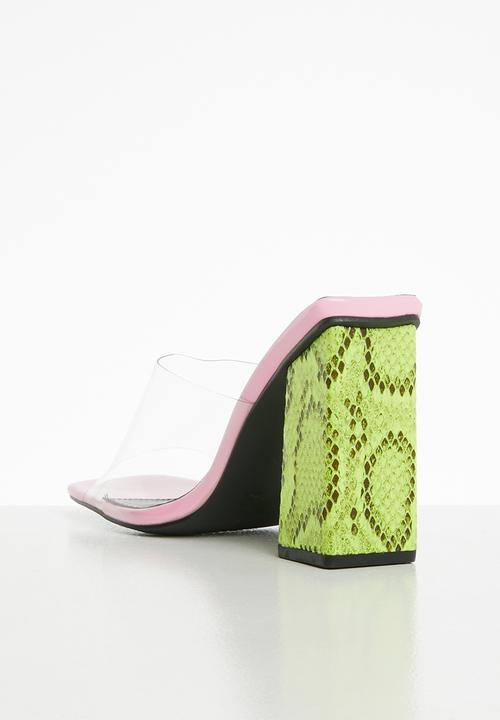 Public Desire - Klaudia heel - yellow & pink 