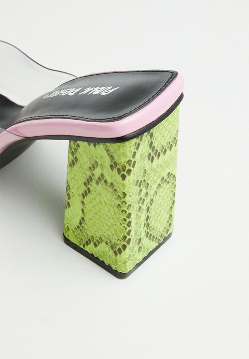 Public Desire - Klaudia heel - yellow & pink 