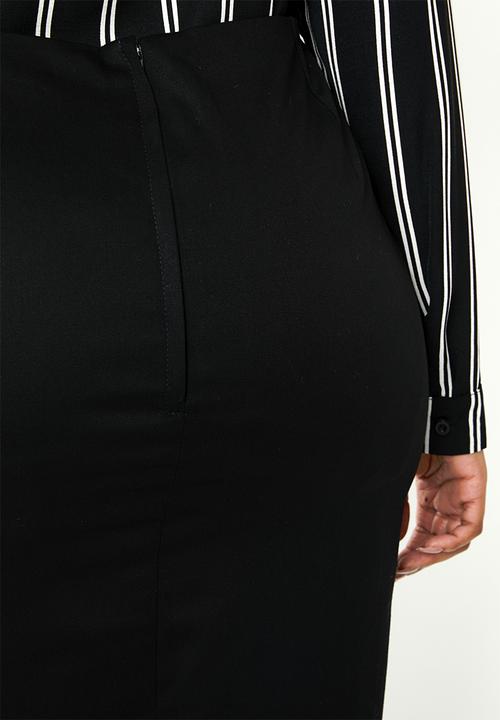 edit Plus - Pencil skirt (plus) - black
