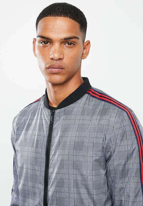 Brave Soul - Syros check bomber jacket - multi 
