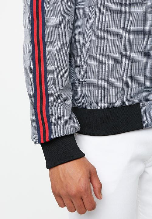 Brave Soul - Syros check bomber jacket - multi 
