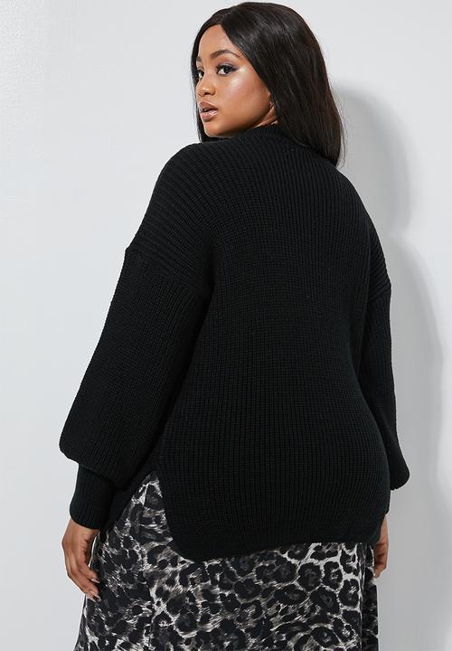 Superbalist - Chunky knit - black