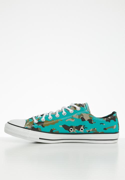 Converse - Chuck Taylor All Star allover camo ox - turbo green / black / white