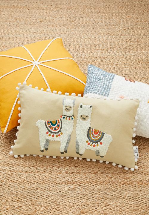Sixth Floor - Llama cushion cover - multi