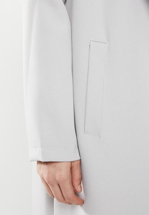 Missguided - Long sleeve maxi duster coat - grey