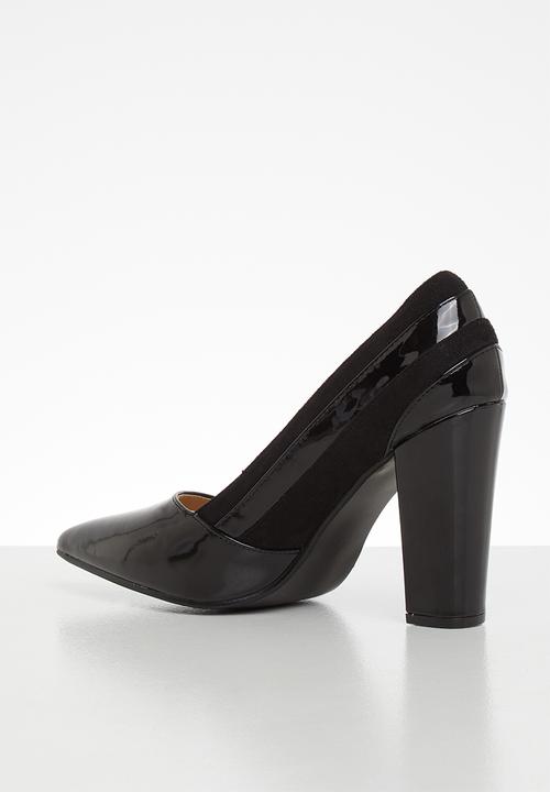 Superbalist - Lori court block heel - black