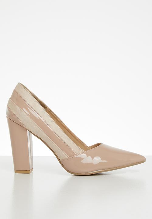 Superbalist - Lori court block heel - blush