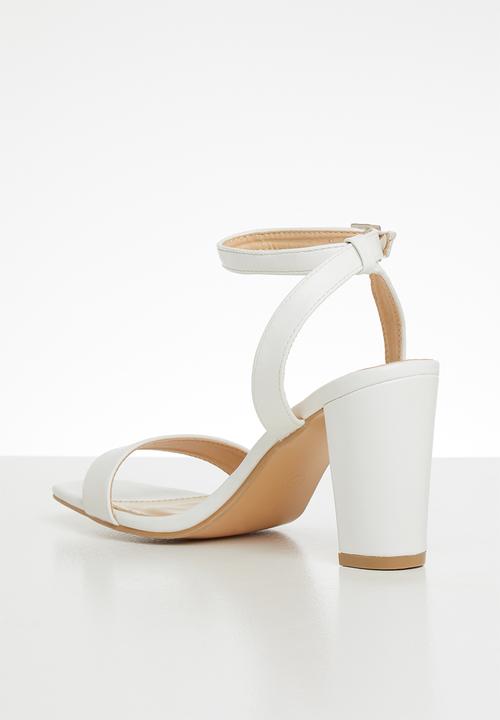 Superbalist - Stef barely-there heel - white