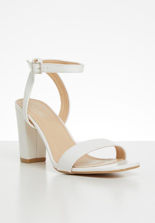 Superbalist - Stef barely-there heel - white