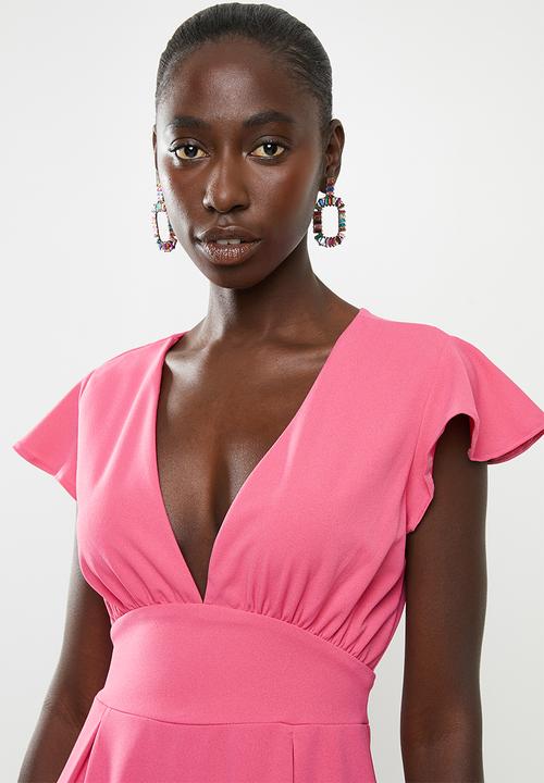 dailyfriday - Open back dress - pink