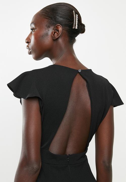 dailyfriday - Open back dress - black