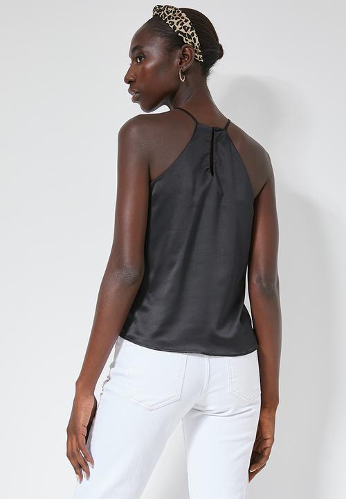 Superbalist - Halter cami - black
