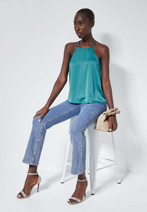 Superbalist - Halter cami - teal