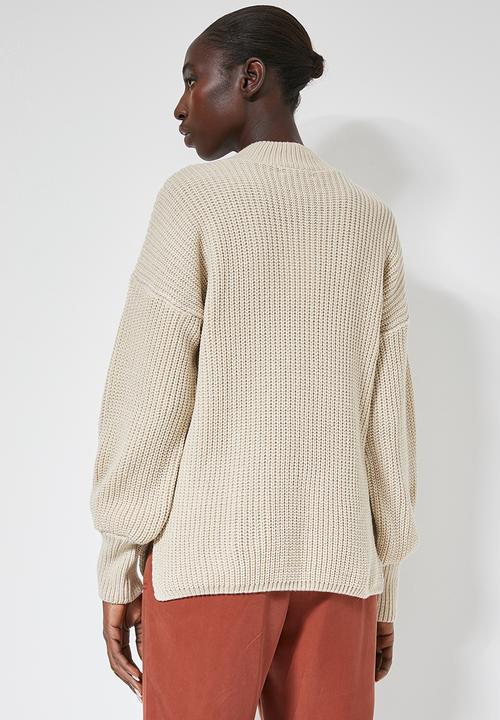Superbalist - Balloon sleeve pull over - neutral