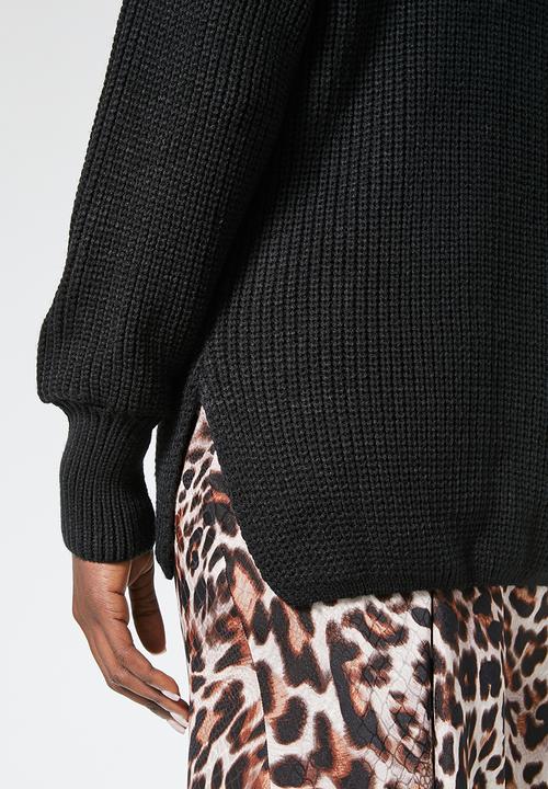 Superbalist - Balloon sleeve pull over - black