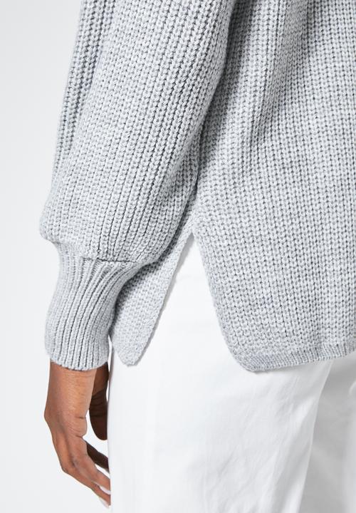 Superbalist - Balloon sleeve pull over - grey