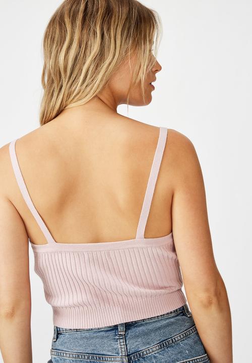 Cotton On - Audrina knit tank top - purple