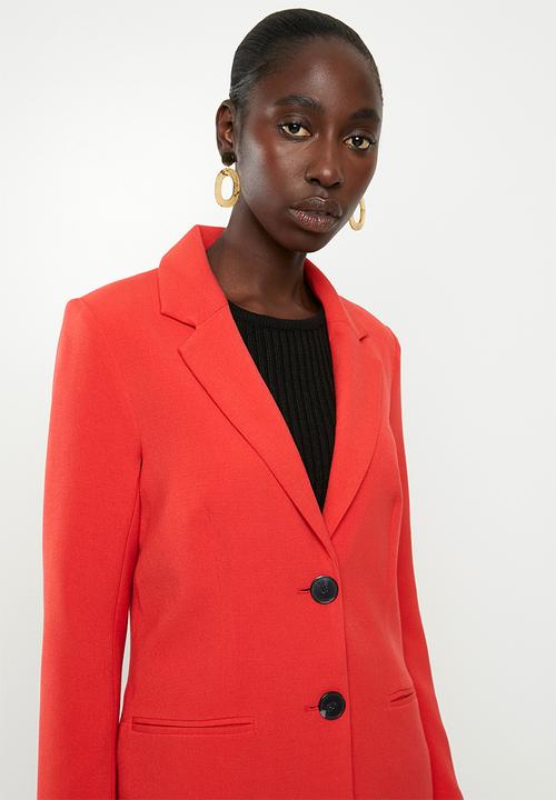 ONLY - Cheryl spring coat - red