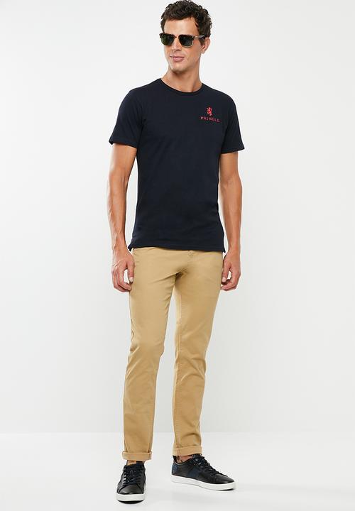Pringle of Scotland - Lyndon print tee - navy
