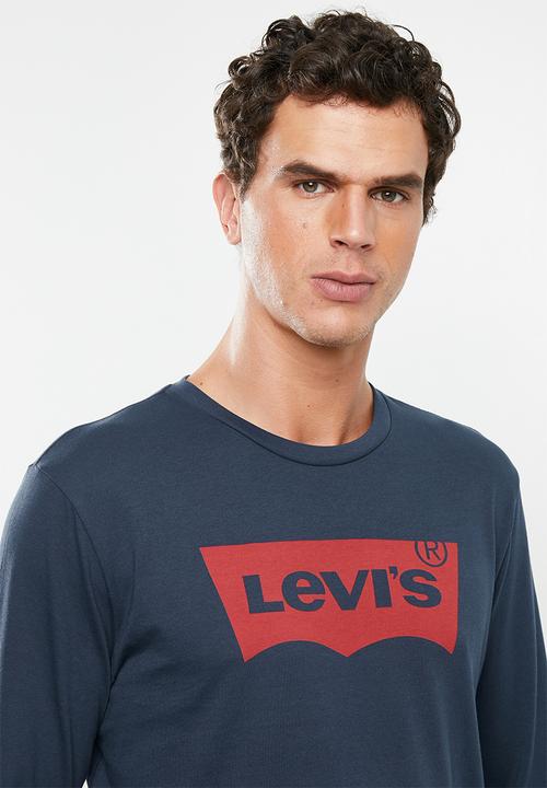 Levi’s® - Graphic set-in crew neck tee - navy