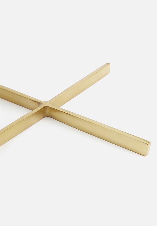 Sixth Floor - Beam trivet - brass