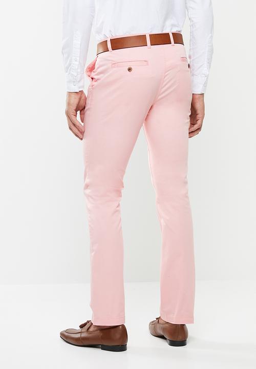 POLO - Milano stretch chino straight leg - pink