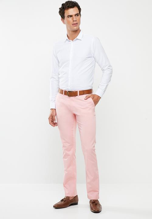 POLO - Milano stretch chino straight leg - pink