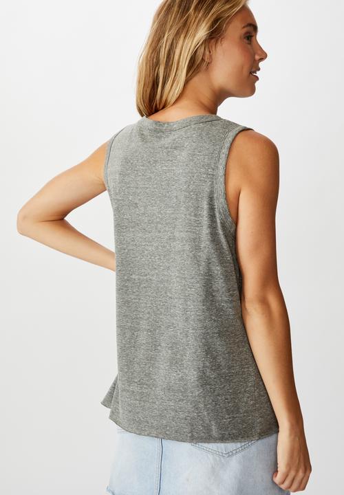 Cotton On - The heritage muscle tank top - grey