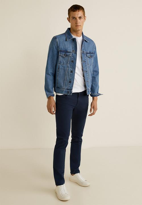 MANGO - Pisa trousers - navy 