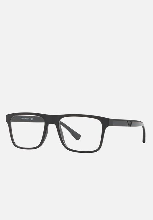 Emporio Armani - Sunglasses with interchangeable lenses - grey & black