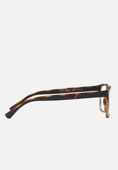 Emporio Armani - Sunglasses with interchangeable lenses 54mm - brown