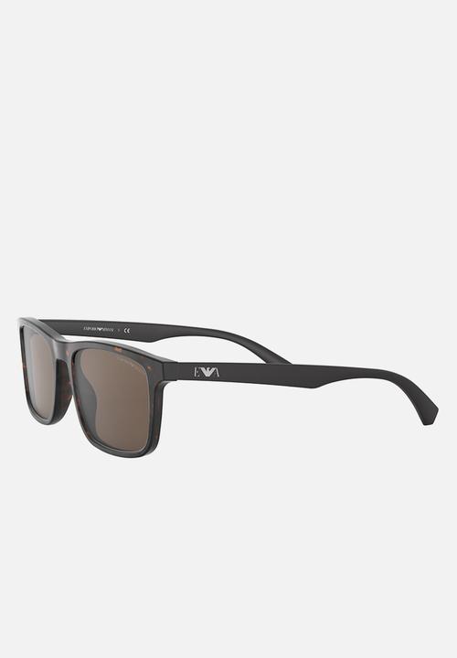 Emporio Armani - Matte havana sunglasses 54mm - brown