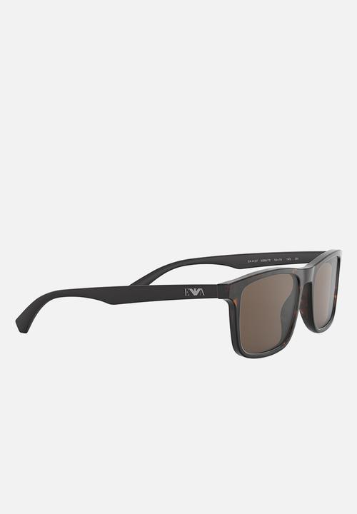 Emporio Armani - Matte havana sunglasses 54mm - brown