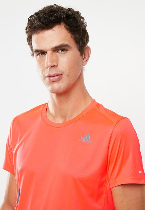 adidas Performance - Run it tee - solar red 
