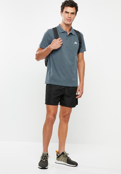 adidas Performance - Adidas short sleeve polo - blue
