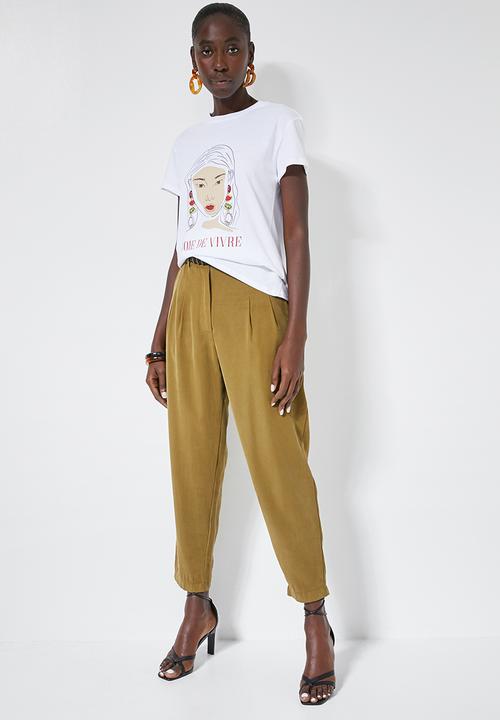 Superbalist - Printed tee - white 