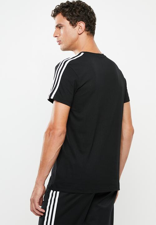 adidas Performance - Bos 3 stripe tee - black