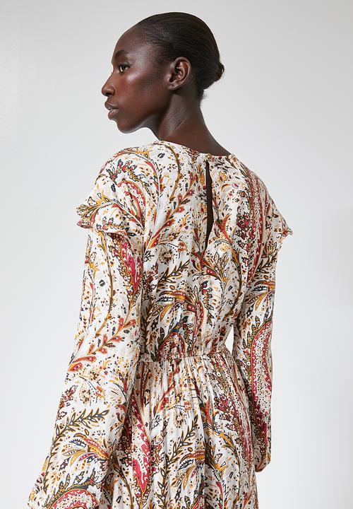 Superbalist - Flounce detail maxi dress - multi