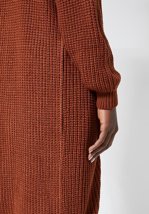 Superbalist - Midi coatigan - rust