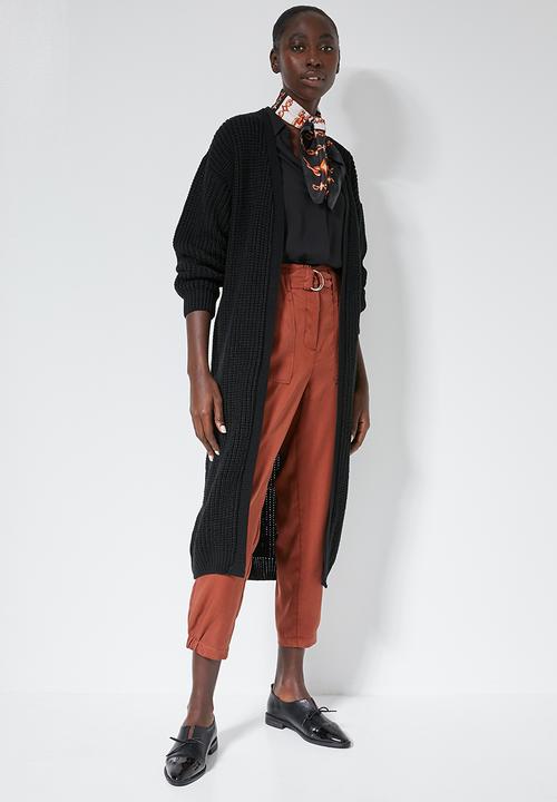 Superbalist - Midi coatigan - black