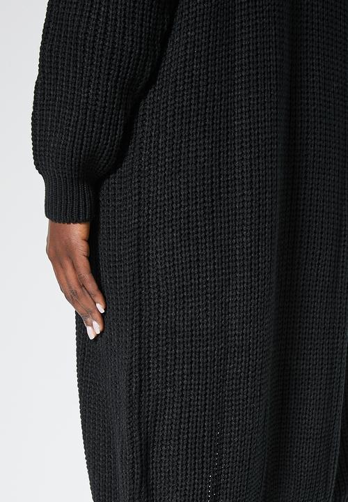 Superbalist - Midi coatigan - black