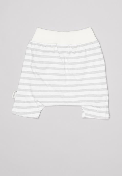 Sticky Fudge - Stripe bum pants - grey