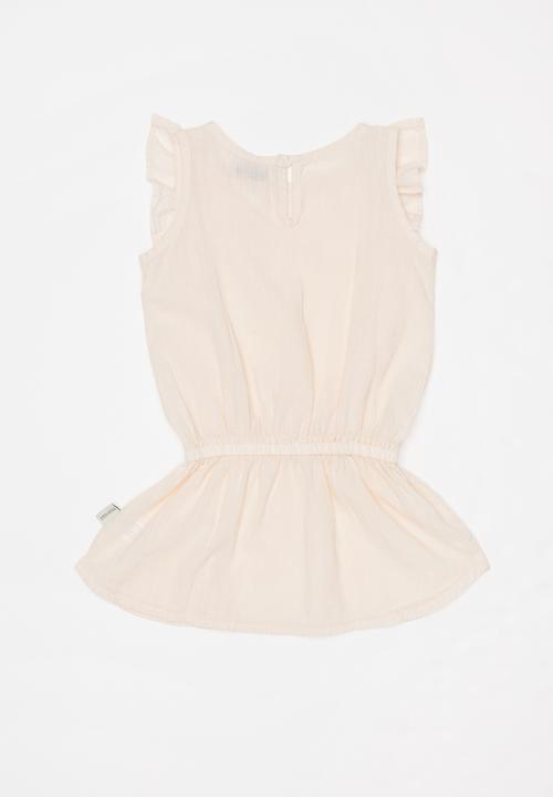 Sticky Fudge - Bella frill dress - peach