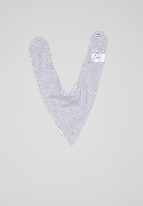 Sticky Fudge - Fine stripe kite bib - white & blue