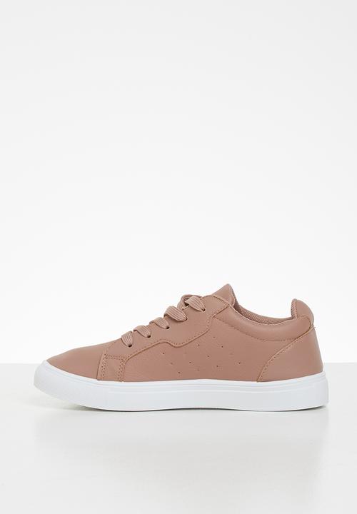 SOVIET - Issey low cut lace ups - pink