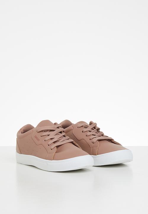 SOVIET - Issey low cut lace ups - pink